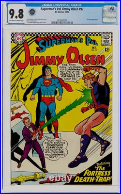 Superman's Pal Jimmy Olsen DC Comics 10/66 #97 Top Pop CGC 9.8 FINEST KNOWN RARE