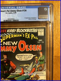 Superman's Pal Jimmy Olson #134 Cgc 4.5. Cameo Of Darkseid On Last Page Superman's Pal Jimmy Olson #134 Cgc 4.5. Cameo Of Darkseid On Last Page