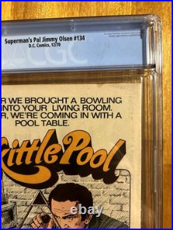 Superman's Pal Jimmy Olson #134 Cgc 4.5. Cameo Of Darkseid On Last Page