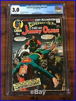 Superman's pal Jimmy Olsen #134 1st app Darkseid DC Comics 1970 CGC 3.0