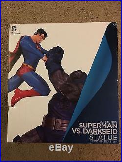 Superman vs Darkseid Statue Diorama DC Collectibles Comics 2nd Version Full Size