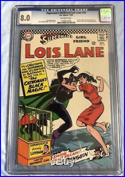 Supermans Girlfriend Lois Lane 70 1st Catwoman Silver Age KEY Batman CGC 8.0