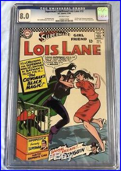 Supermans Girlfriend Lois Lane 70 1st Catwoman Silver Age KEY Batman CGC 8.0