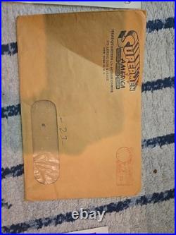 Supermen Of America Club AMAZING GIFT Certificate Letter Code Book Envelope