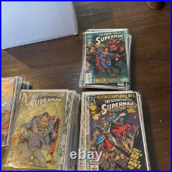 THE ADVENTURES of SUPERMAN run (#424-592) 108 comic books READ S