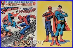 TREASURY SUPERMAN vs AMAZING SPIDERMAN 1st MARVEL DC VF+ COLLECTORS EDITION