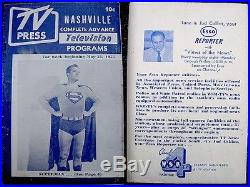 TV Guide TV Press 1955 Superman George Reeves Comic Book Action 1 1938 1940 1953
