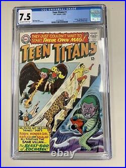 Teen Titans #1 CGC 7.5 1966 Key Silver Superman Batman + FREE DC Comics