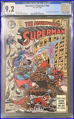 The Adventures of Superman #466 CGC 9.2