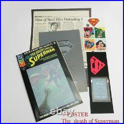 The Adventures of Superman Back From The Dead #11 Poster, book mark, cards