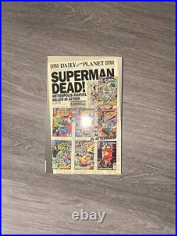 The Death of Superman Comic Book 1st Edition 1st Print 1993 Very Good Condition