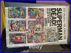 The Death of Superman Comic Book First Edition Print Modern Age VTG 1993