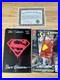 The Death of Superman Comic Book Memorial Set (2 books) 2X SIGNED