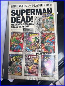The Death of Superman Comic Book (thick)- 1993 1st Edition-Near Mint-Very Rare
