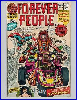 The Forever People 1 1st Full Appearance of Darkseid with Superman 1971 VG