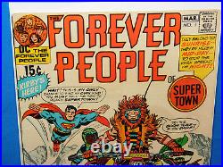 The Forever People 1 1st Full Darkseid Appearance 1971 with Superman