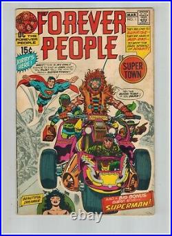 The Forever People 1 1st Full Darkseid Appearance Fine- 1971 with Superman