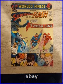 The Greatest Race Of All Time. Superman 199, Flash 175, World's Finest 198,199