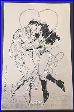 Tony Daniel Wonder Woman & Superman Illustration