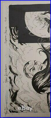 Tyler Kirkham Superman #30 Page 13 Original Art Parallax Sinestro Drak DC Comics
