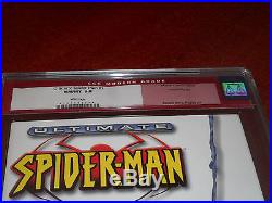 Ultimate Spiderman #1 RRP Variant Edition White Cover CGC 9.8 Graded AMAZING WOW