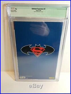 Ultra Rare Batman/Superman #4 German Ed. CGC 9.6 PRINTERS PROOF 17/50 Turner Var