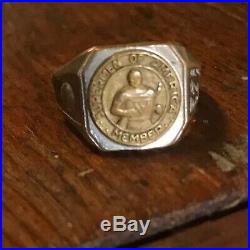 Ultra Rare Supermen Of America Prize Ring DC Premium Member Ring 1940