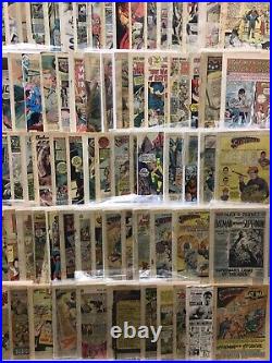 Vintage Coverless Full Long Box Comic Book Lot Archie, Superman Ext. Read Bio