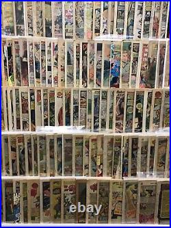 Vintage Coverless Full Long Box Comic Book Lot Archie, Superman Ext. Read Bio