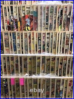 Vintage Coverless Full Long Box Comic Book Lot Archie, Superman Ext. Read Bio