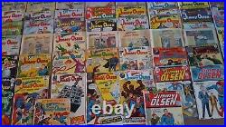 Vintage Superman's Pal Jimmy Olsen Silver + Bronze Age Comic Book Lot 65 Books