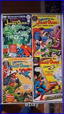 Vintage Superman's Pal Jimmy Olsen Silver + Bronze Age Comic Book Lot 65 Books