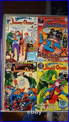 Vintage Superman's Pal Jimmy Olsen Silver + Bronze Age Comic Book Lot 65 Books