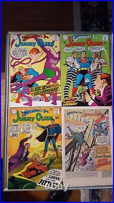 Vintage Superman's Pal Jimmy Olsen Silver + Bronze Age Comic Book Lot 65 Books