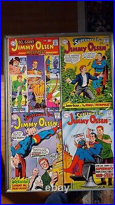 Vintage Superman's Pal Jimmy Olsen Silver + Bronze Age Comic Book Lot 65 Books