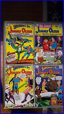 Vintage Superman's Pal Jimmy Olsen Silver + Bronze Age Comic Book Lot 65 Books