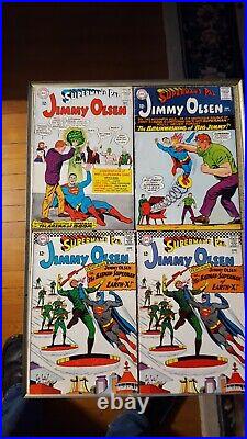 Vintage Superman's Pal Jimmy Olsen Silver + Bronze Age Comic Book Lot 65 Books