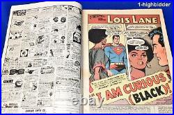 Vtg Superman's Girlfriend Lois Lane #106 Lois Lane becomes a Black Woman NICE