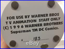 WARNER Bros WBSS SUPERMAN MAQUETTE 12 BRUCE TIMM & RANDY BOWEN STATUE Bust TOY
