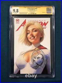 WILL JACK Signed SKETCH CGC 9.8 ACTION COMICS 1053 COMIC BOOK VARIANT SUPERMAN