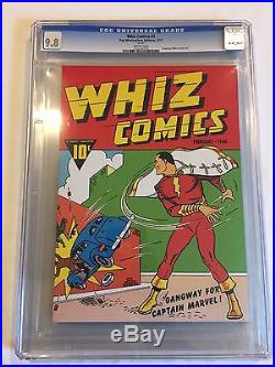 Whiz Comics 2 Cgc 9.8 Nostalgia Reprint (1975) Rare