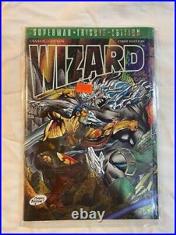 Wizard Comic Book Signed First Edition 2156 / 10000 Limited Edition Superman Coa