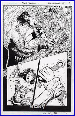 Wonder Woman #39 Splash Art by David Finch Batman and Superman