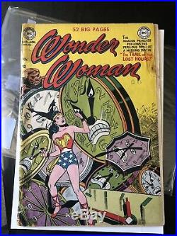 Wonder Woman No 43 Golden Age Superman Batman Spider-Man Marvel DC Iron Man