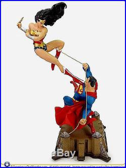 Wonder Woman Versus VS Superman DC Comics Statue New 2007 FS