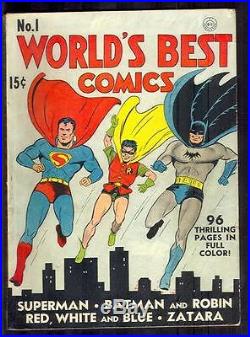 World's Best Comics #1 DC Comics Batman Robin Superman (sku-82394)