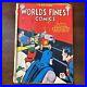 World’s Finest #44 (1950) Batman! Superman! Robin! Golden Age! Incomplete