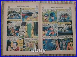 World's Finest #94 DC COMIC 1958 1st Origin Superman Batman TEAM KEY