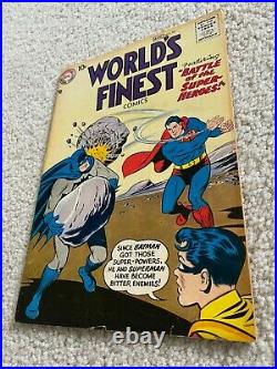 World's Finest 95 Fine+ 6.5 Batman Superman Robin 1958 DC