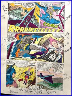 World's Finest Comics # 319 Page 18 Nansi Hoolahan Orig. Production Color Guide